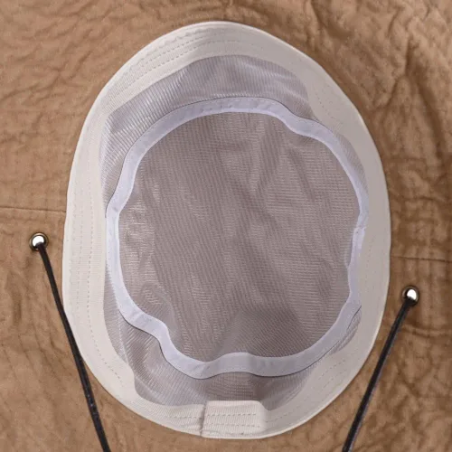 Vista 6 de WITHMOONS Boonie KR8752 - Sombrero de arbusto azteca con diseño de ala ancha