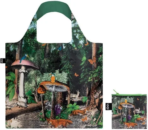 Vista 2 de LOQI Bolsa de compras reutilizable unisex para adultos, diseño de Kristjana S Williams Interiors