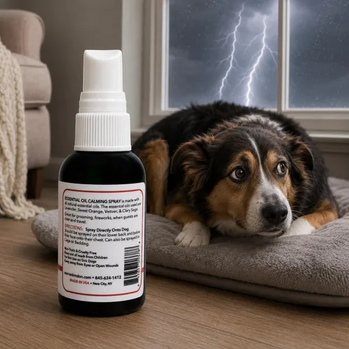 Vista 8 de Warren London Spray calmante de aromaterapia para perros, mezcla de aceites esenciales de 2.5 onzas (lavanda, vetiver, salvia clara y naranja dulce)