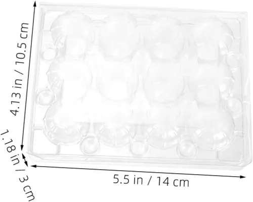 Vista 2 de Zerodeko 100 cajas de huevos de codorniz Caja de huevos de codorniz seco Cartones de huevos Soporte de huevo de codorniz