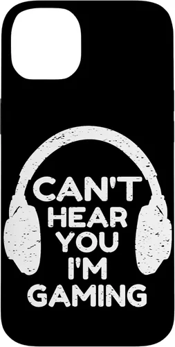 Vista 15 de Gaming Phone Case Gamer Gift Funny Cant Hear You I'm Gaming Case for iPhone 17