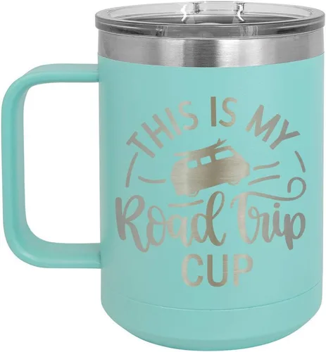 Vista 16 de Taza de café con tapa superior deslizante, con aislamiento para viaje, ideal para cumpleaños, Navidad, regalo de cumpleaños o mujeres o hombres