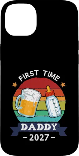 Vista 15 de First Time Daddy 2027 Funny Dad to Be Pregnancy Reveal Case for iPhone 17
