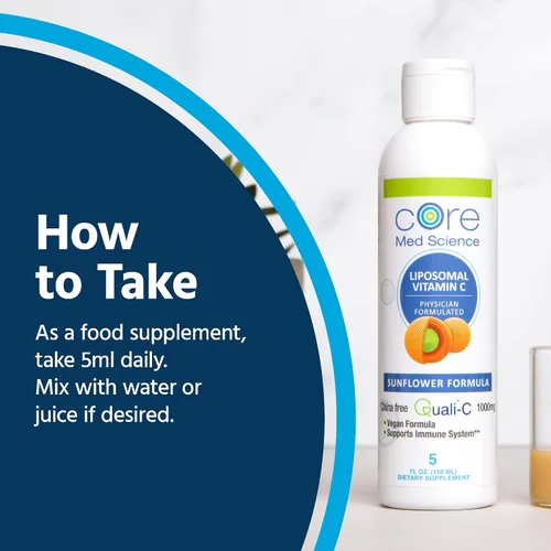 Vista 5 de Optimizado liposomal con vitamina C de 0.035 oz Vitamina C "Quali-C" (libre de china), la más alta absorción, fórmula física, soporte inmune, sin