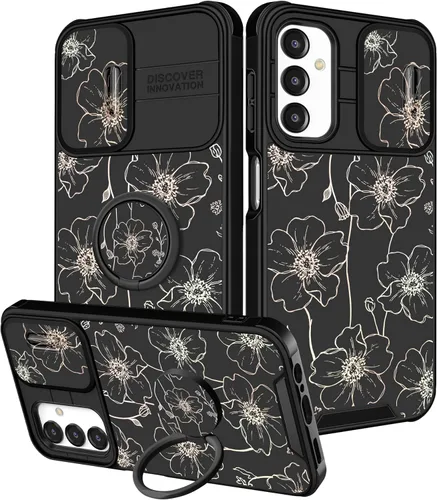 Vista 70 de Funermei para Samsung Galaxy Z Flip 4 Funda - Funda de Teléfono Bonita para Mujeres y Niñas con Mariposas Bonita Estética Femenina Diseño