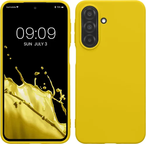 Vista 203 de kwmobile Funda compatible con Samsung Galaxy A12 - Funda protectora de silicona TPU suave y delgada - Azul Báltico
