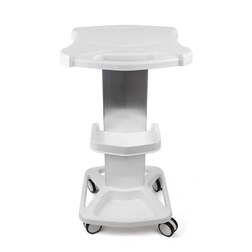 Vista 2 de Soporte de carro de aleación de aluminio montado para máquinas de cavitación ultrasónica RF Salon Spa Belleza Tatuaje Rolling Cart Tray USA Stock
