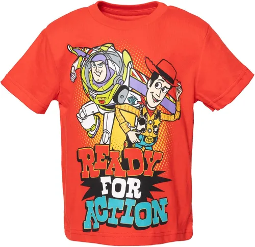 Vista 5 de Disney Pixar Cars Tow Mater Lightning McQueen - Paquete de 3 camisetas para bebés y niños grandes
