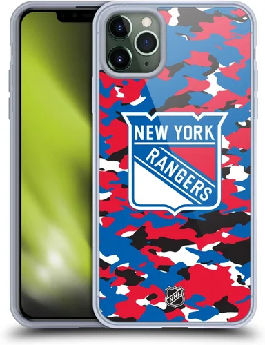 Vista 153 de Head Case Designs Funda de gel suave con licencia oficial de la NHL Camouflage New York Rangers compatible con Apple iPhone 7 Plus/iPhone 8 Plus