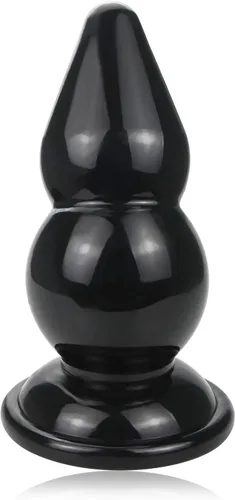 Vista 10 de Cuentas anales superlargos y gruesos, tapones anales, con ventosa fuerte, tapón sexual para masaje de próstata, consolador anal, juguete anal