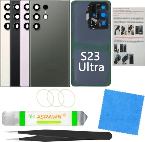 Vista 98 de Para Galaxy Note 8 SM-N950 All Carriers Reemplazo de cristal del panel Cinta preinstalada + lente de cámara preinstalada + kit de herramientas