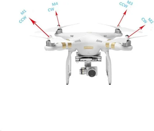 Vista 5 de 2312A Motor CCW en sentido horario para DJI Phantom 3 profesional/avanzado y DJI Phantom 3 estándar - CCW