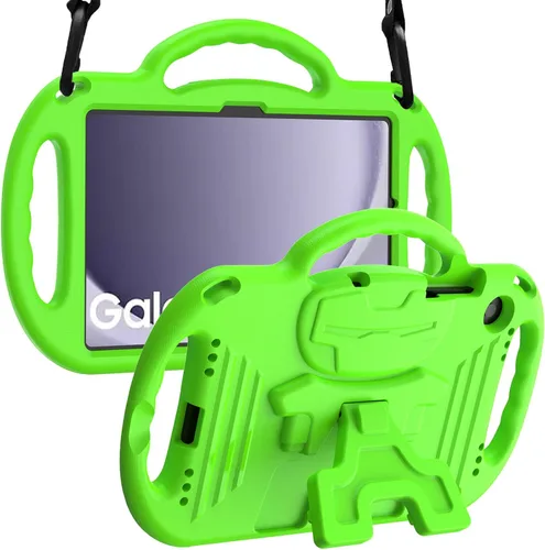 Vista 13 de LTROP Funda para Samsung Galaxy Tab A11 Plus 2025 / A9 Plus 2023 de 11 pulgadas con asa de correa para el hombro y soporte, funda a prueba de golpes