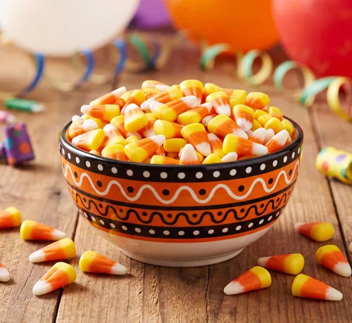 Vista 6 de Candy Corn Bolsa de 1 libra Clásico de Otoño Dulces de Halloween Fiestas
