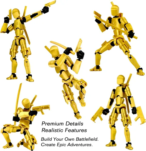 Vista 8 de Gatling Gun T13 Titan 13 Juego de Figuras de Acción【Ensamblado】, Figura de Acción de Robot Impresa en 3D robo 13 Juguetes Fidget de Acción Figura
