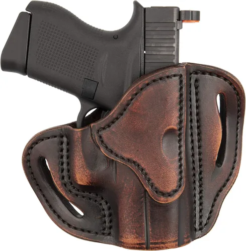 Vista 10 de 1791 Gunleather Glock 43 Funda, funda de piel para cinturón de mano derecha G43. Compatible con Glock 43 y Ruger LC9 & Ruger SR22