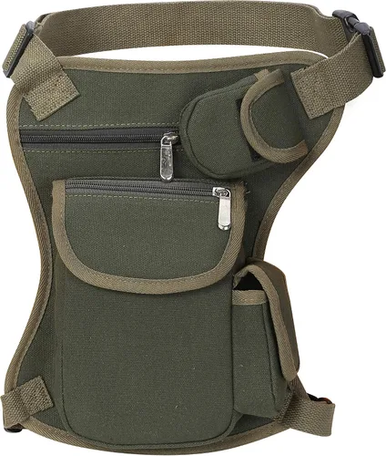 Vista 36 de SEALINF Riñonera de lona Riñonera Racing Drop Leg Bag Motocicleta Bolsa al aire libre