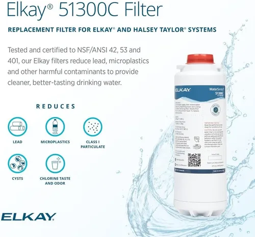 Vista 2 de Elkay WaterSentry Lead 51300C_12PK - Filtro certificado NSF/ANSI, paquete de 12