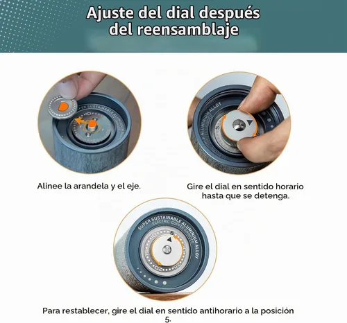 Vista 5 de Molinillo de café eléctrico, molinillo de café de rebabas de acero inoxidable de alta calidad, molinillo de café eléctrico, molinillo de café