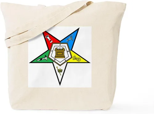 Vista 16 de CafePress Eastern Star Tote Bag Bolsa de lona natural, bolsa de compras de tela, Caqui