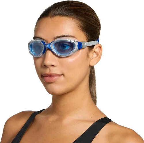 Vista 12 de Zoggs Gafas de natación unisex Predator Flex antivaho con protección UV y lente curvada, ultra ajustada, ajuste rápido, 461041