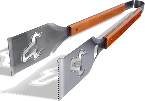 Vista 34 de YouTheFan NCAA Grill-A-Tong - Pinzas para barbacoa de acero inoxidable cortadas con láser