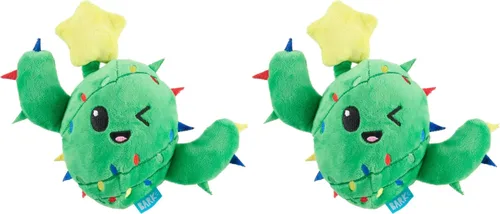 Vista 11 de Barkbox Air Head Juguete para Perros – Juguete de Peluche Rip & Reveal con Pelota Chirriante Espinosa Oculta, Crujido Loco y Relleno Suave – Juego