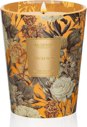 Vista 15 de M&SENSE - Vela de cera de soja natural aromática de 35 onzas, extragrande, 3 mechas, 150 horas, larga duración, combustión lenta, para decoración