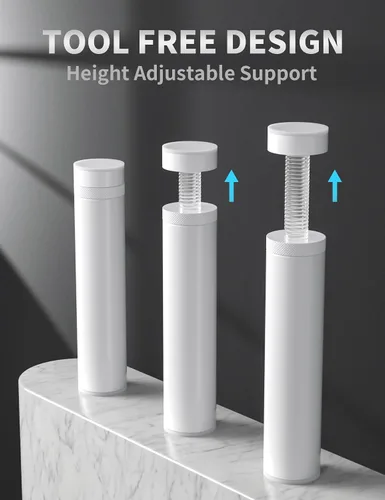 Vista 4 de upHere - Soporte de GPU,Soporte para tarjeta gráfica GPU,Soporte para hundimiento de tarjeta de video,Soporte de GPU,Blanco,ARGB