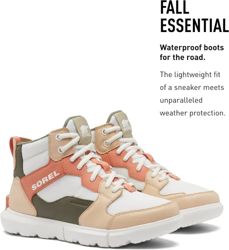 Vista 3 de Sorel Tenis Explorer II para mujer a prueba de agua