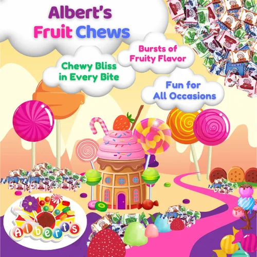 Vista 3 de Albert de Fruit Chews –Varios sabores (240 caramelos)