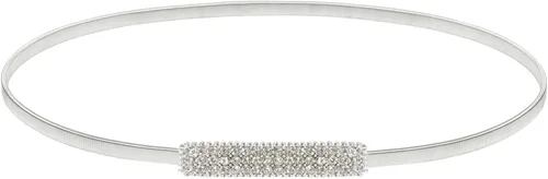 Vista 27 de GRACE KARIN Cinturón de cincha de metal flaco para mujer, cinturón elástico de cintura de oro CL633
