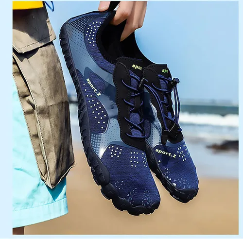 Vista 5 de Zapatos de agua para hombres y mujeres, para natación, playa, deportes, secado rápido, antideslizantes, color rosa, talla 8