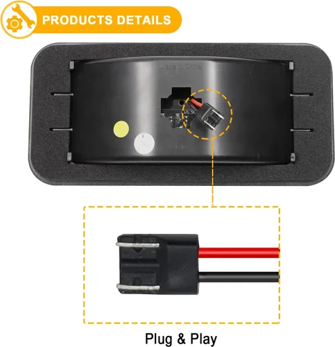 Vista 5 de Luces de posición laterales para G1500-G3500 G10-G30 1985-1996 Iluminación 3D DOT SAE