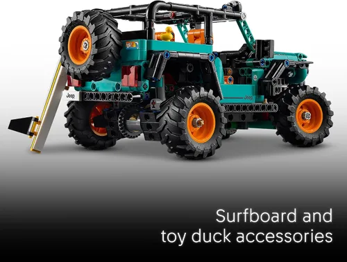 Vista 5 de LEGO Technic Jeep Wrangler Rubicon SUV - Juguete de construcción para niños y niñas, a partir de 10 años - Kit de modelo de coche