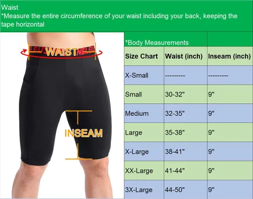 Vista 3 de NELEUS Paquete de 3 pantalones cortos de compresión para correr con bolsillos para hombre