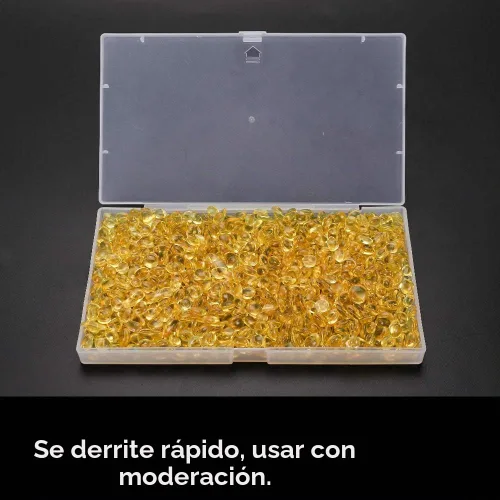 Vista 5 de 3.53 oz 1000 piezas de pegamento de queratina para extensiones de cabello, herramientas de fusión para el cabello, puntas de fusión de cabello