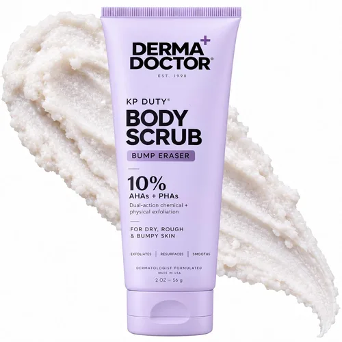 Vista 15 de DERMAdoctor KP Bump Eraser Body Scrub, 10% AHAs + PHAs, Rough & Bumpy Skin