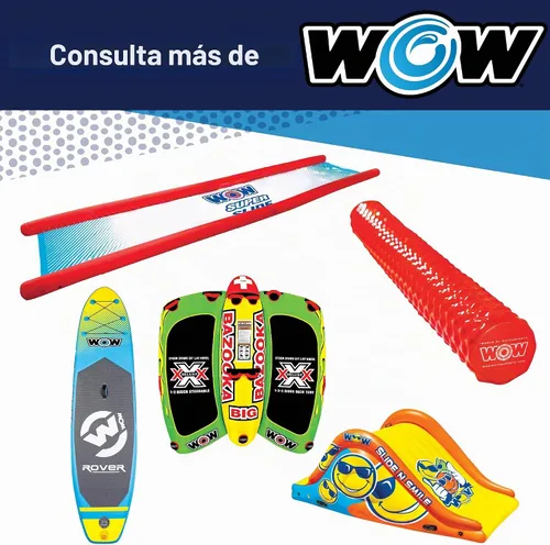 Vista 5 de Wow Sports Tow Rope for Towable Tubes - 60 ft - 16-Strand Braided Polypropylene