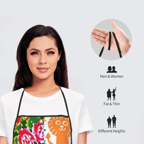 Vista 6 de Delantales impermeables personalizados para diseñar tu propia foto logotipo texto para cocinar hornear 28.3 x 20.4 pulgadas