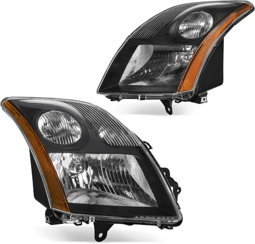 Vista 11 de DWVO Conjunto de faros delanteros compatible con Faros Altima 05 06 2005 2006 2006, par de repuesto para el lado del conductor y del pasajero