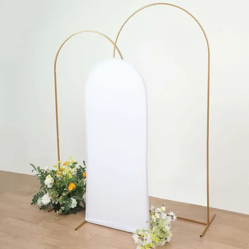 Vista 22 de Efavormart - Funda de elastano ajustada de elastano beige de 5 pies, ajuste cómodo, manga de fondo redonda para temas bohemios neutros y escenarios