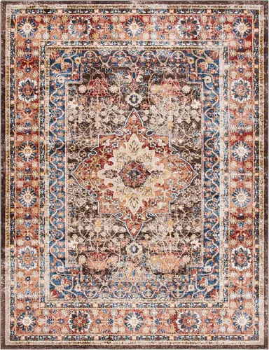 Vista 68 de SAFAVIEH Bijar Collection - Alfombra decorativa de 2 pies 3 pulgadas x 4 pies, marfil y óxido, diseño oriental envejecido, no desprende pelusa