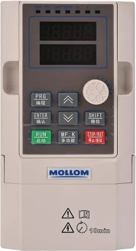 Vista 9 de MOLLOM VFD 0.75KW 1HP 3.8A 220V Entrada monofásica o trifásica a 3 fases 0-3000 Hz Salida Variable Frecuencia Drive Inversor para motor de husillo