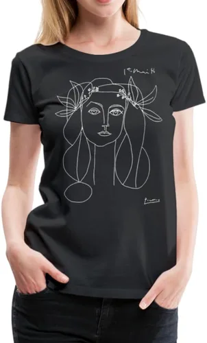 Vista 3 de Picasso's War and Peace Art T-Shirt (Adults, Kids, Short & Long Sleeve) White