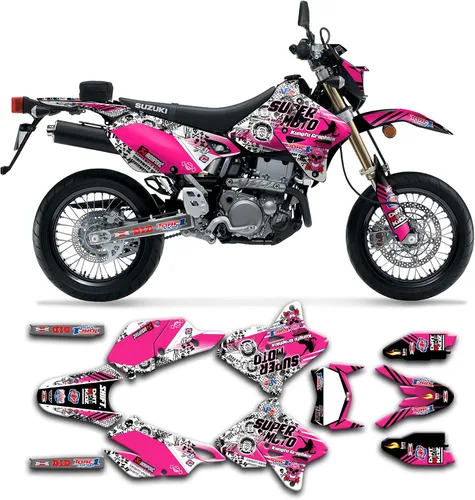 Vista 11 de Kit de calcomanías personalizadas para Suzuki DRZ400 E / DRZ400 Enduro / DRZ400E / DR-Z400E / DRZ400 EN 1999-2024, SZDRSE9919003-KO