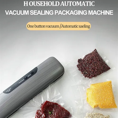 Vista 7 de Sellador al vacío Máquina de sellado térmico de alimentos Preservación Preservación Hogar portátil Mejor envasado fresco Empaquetador