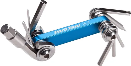 Vista 5 de Park Tool IB-2 I-Beam Mini plegable hexagonal/destornillador/Torx Set herramientas multifuncionales para bicicleta