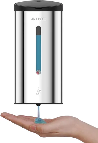 Vista 9 de AIKE Dispensador de jabón automático clásico,25 oz para comercial,AK1205E Acero inoxidable cepillado