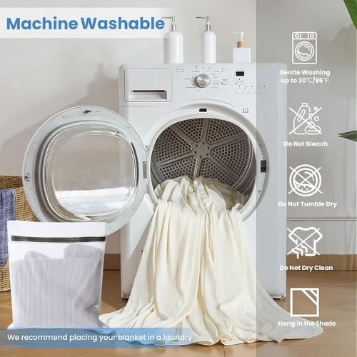 Vista 6 de OIGAE Manta refrescante para personas que duermen con calor – Manta fría de verano suave y ligera para sudores nocturnos, perfecta para cama, sofá